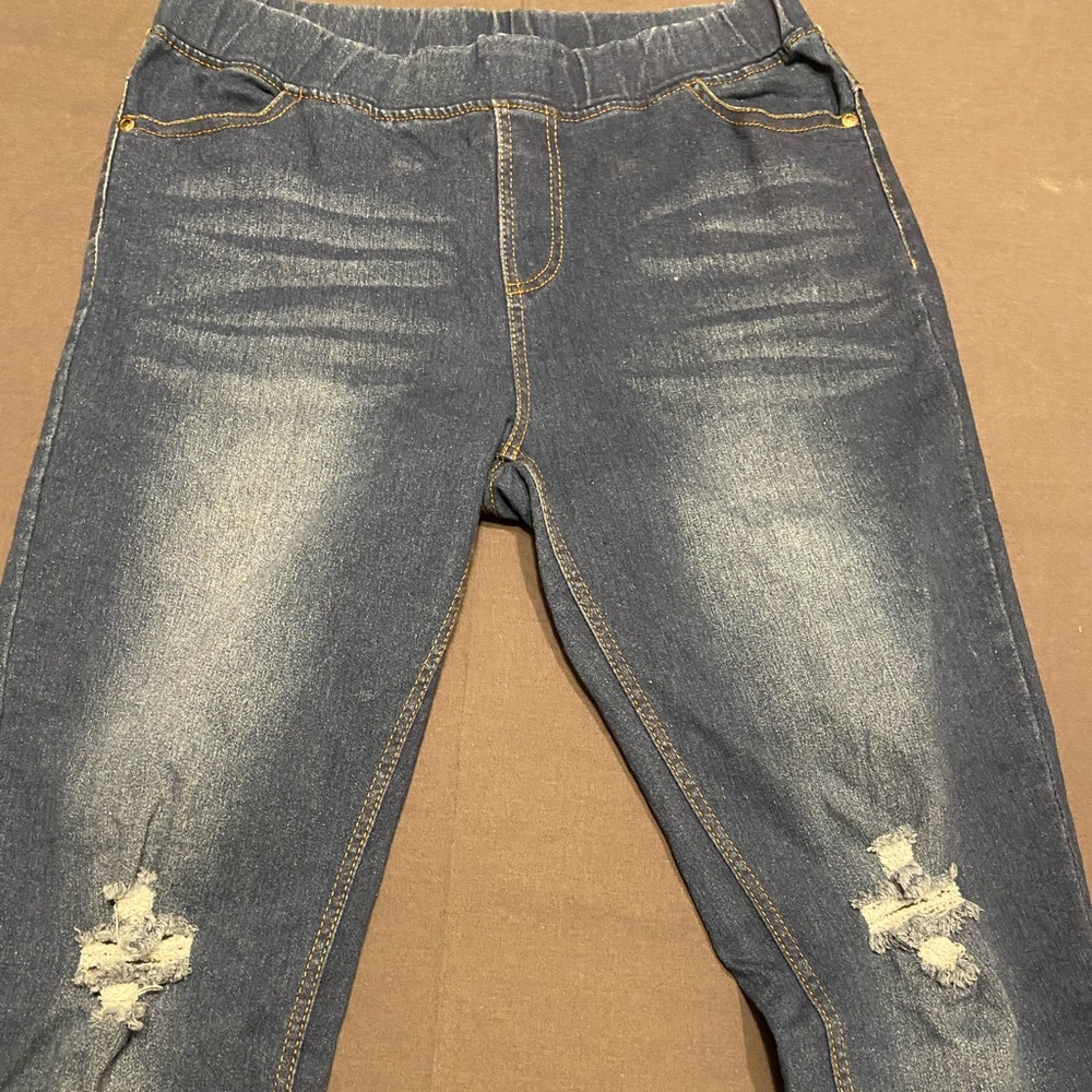 Denim jeggings